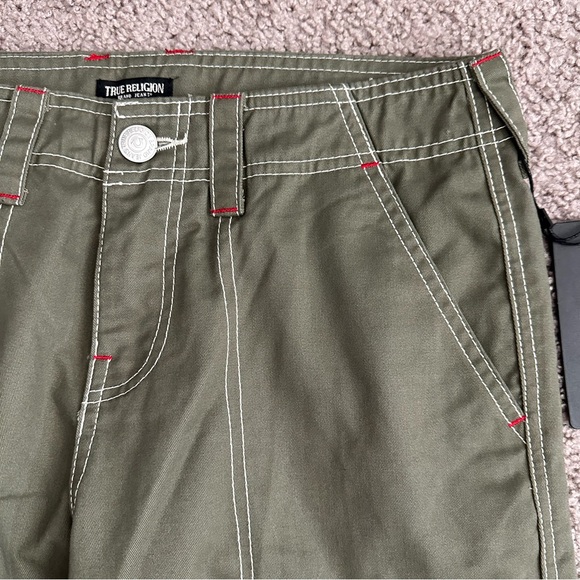 True Religion Military Single Needle Cargo Pant Kalamata Olive Womens 27 - Picture 10 of 15